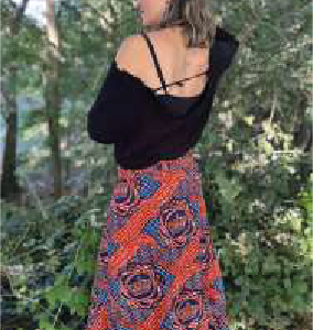 Manjago Skirt en naranja